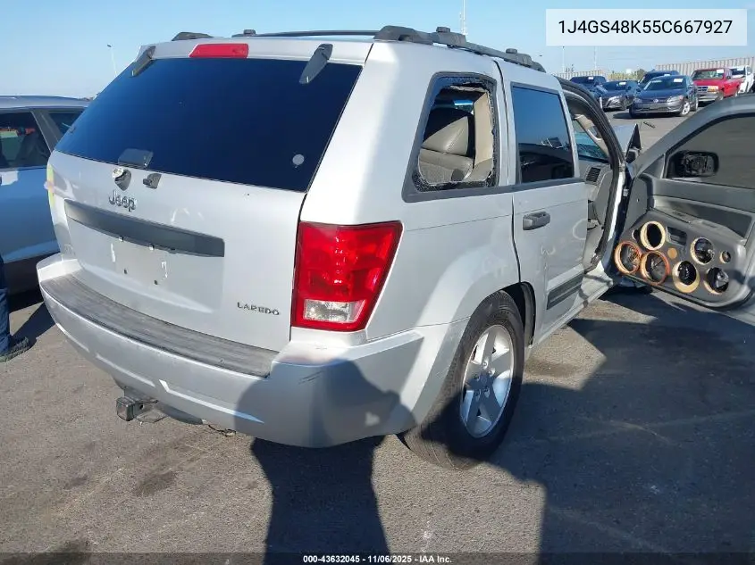 1J4GS48K55C667927 2005 Jeep Grand Cherokee Laredo