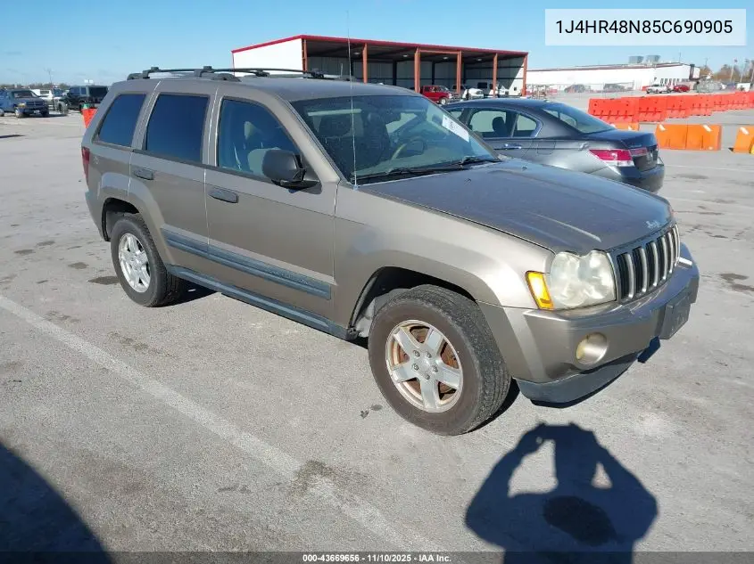 1J4HR48N85C690905 2005 Jeep Grand Cherokee Laredo