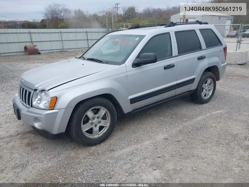 1J4GR48K95C661219 2005 Jeep Grand Cherokee Laredo