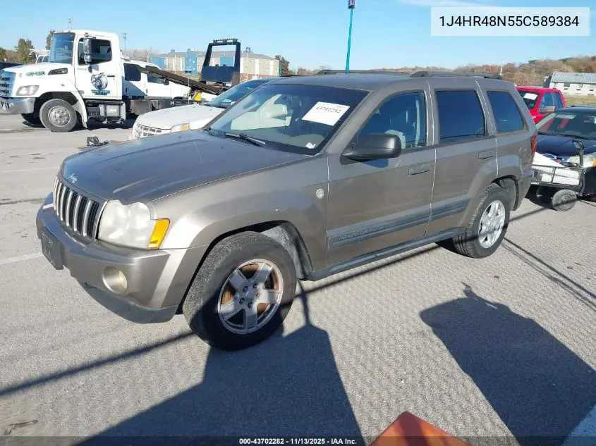 1J4HR48N55C589384 2005 Jeep Grand Cherokee Laredo