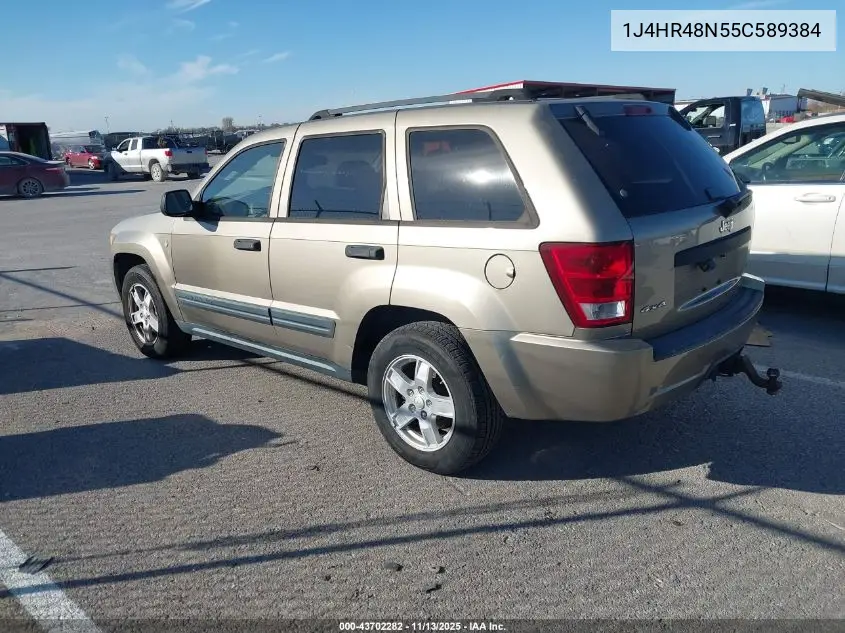 1J4HR48N55C589384 2005 Jeep Grand Cherokee Laredo