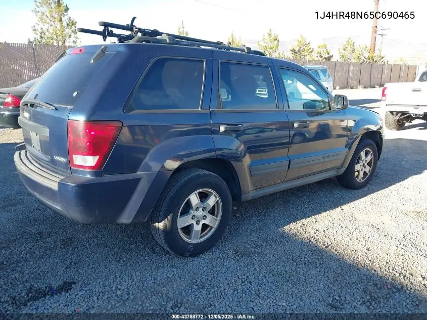 1J4HR48N65C690465 2005 Jeep Grand Cherokee Laredo