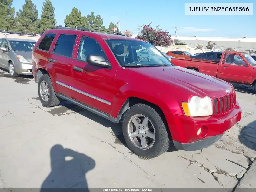1J8HS48N25C658566 2005 Jeep Grand Cherokee Laredo