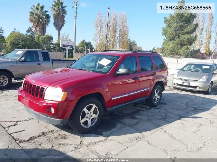 1J8HS48N25C658566 2005 Jeep Grand Cherokee Laredo