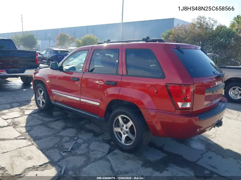 1J8HS48N25C658566 2005 Jeep Grand Cherokee Laredo