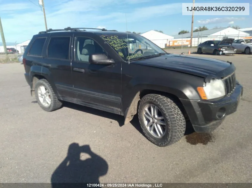 2006 Jeep Grand Cherokee Laredo/Columbia/Freedom VIN: 1J4GR48K36C320299 Lot: 12100424