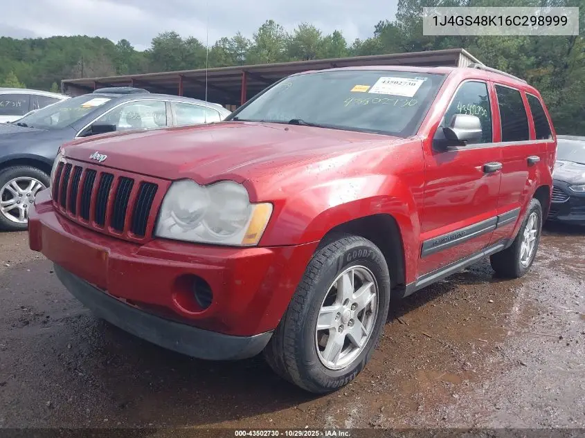 1J4GS48K16C298999 2006 Jeep Grand Cherokee Laredo