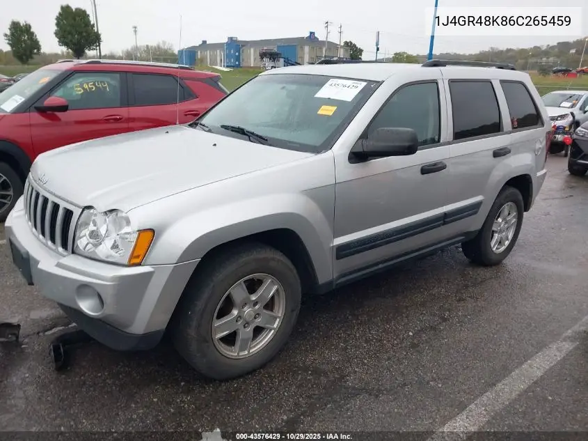 1J4GR48K86C265459 2006 Jeep Grand Cherokee Laredo