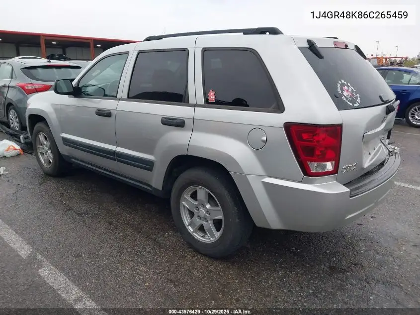1J4GR48K86C265459 2006 Jeep Grand Cherokee Laredo