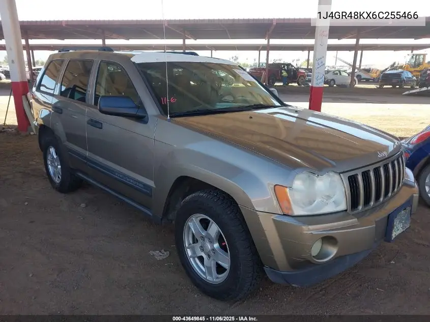 1J4GR48KX6C255466 2006 Jeep Grand Cherokee Laredo
