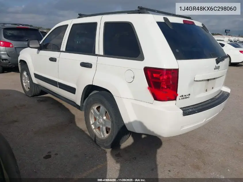1J4GR48KX6C298060 2006 Jeep Grand Cherokee Laredo