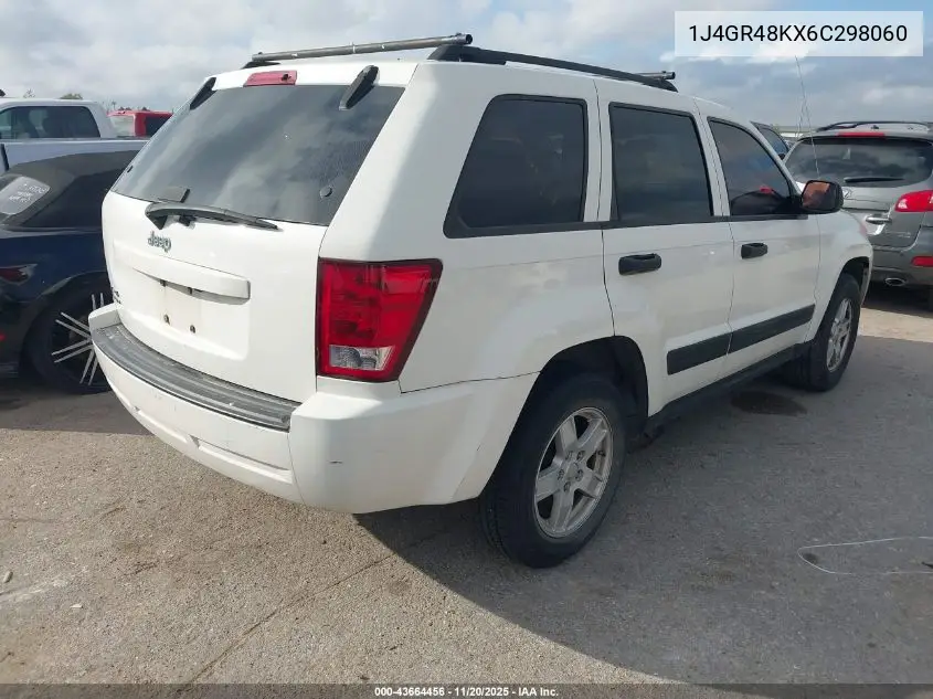 1J4GR48KX6C298060 2006 Jeep Grand Cherokee Laredo