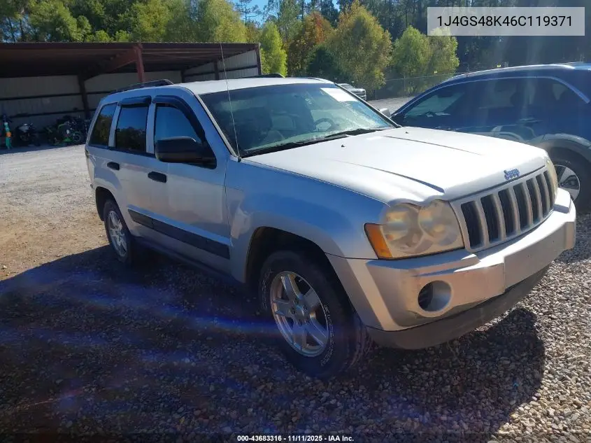 1J4GS48K46C119371 2006 Jeep Grand Cherokee Laredo