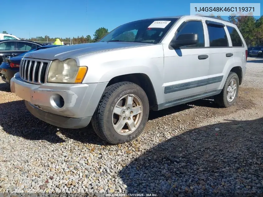 1J4GS48K46C119371 2006 Jeep Grand Cherokee Laredo