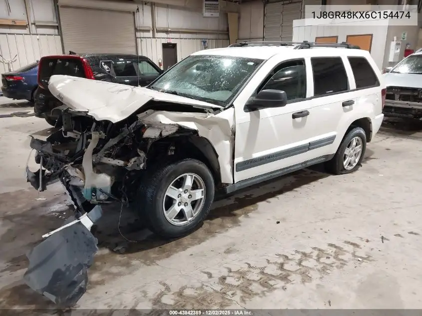 1J8GR48KX6C154474 2006 Jeep Grand Cherokee Laredo