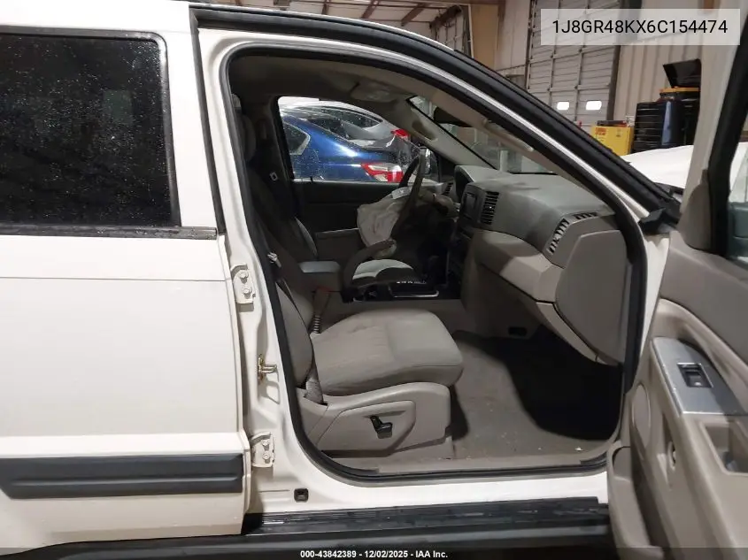 1J8GR48KX6C154474 2006 Jeep Grand Cherokee Laredo