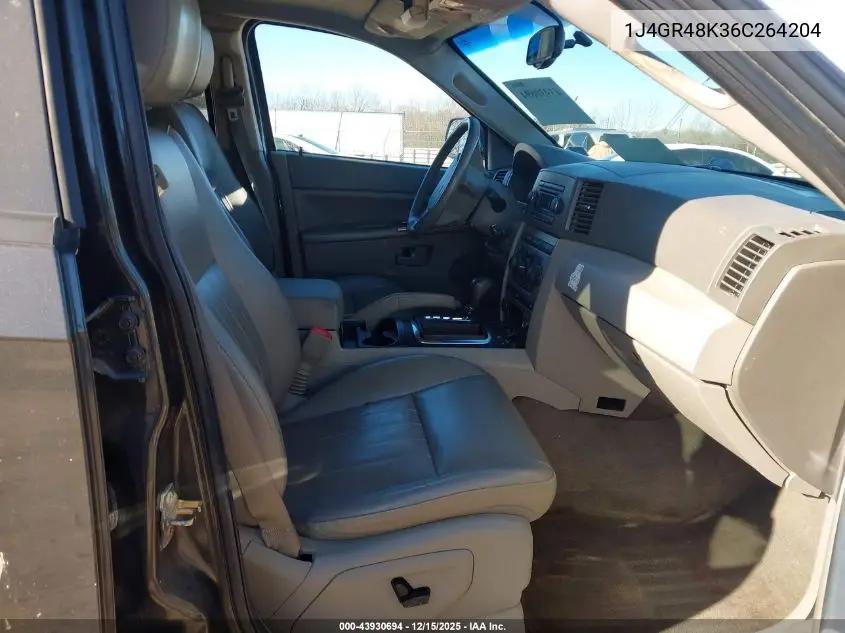 1J4GR48K36C264204 2006 Jeep Grand Cherokee Laredo