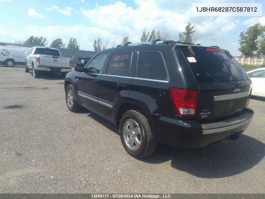 1J8HR68287C587812 2007 Jeep Grand Cherokee Overland