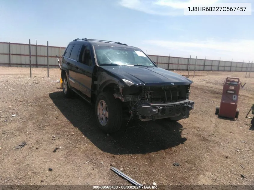 1J8HR68227C567457 2007 Jeep Grand Cherokee Overland