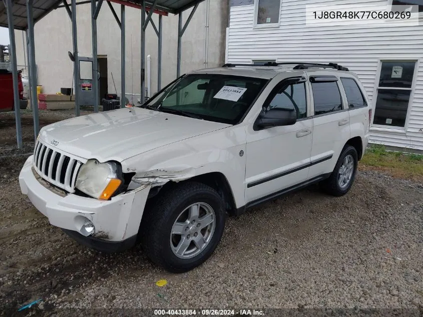 2007 Jeep Grand Cherokee Laredo VIN: 1J8GR48K77C680269 Lot: 40433884