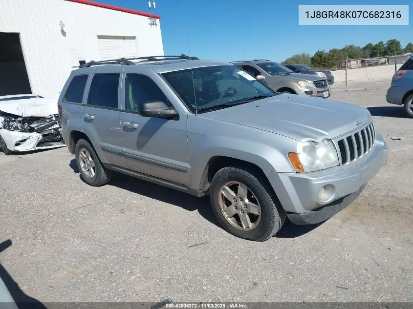 1J8GR48K07C682316 2007 Jeep Grand Cherokee Laredo