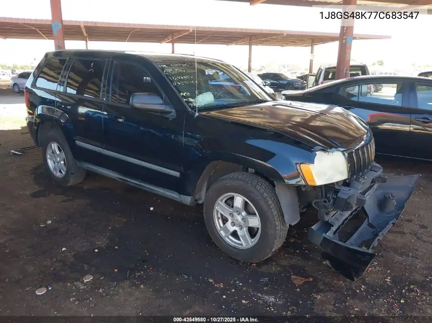 1J8GS48K77C683547 2007 Jeep Grand Cherokee Laredo