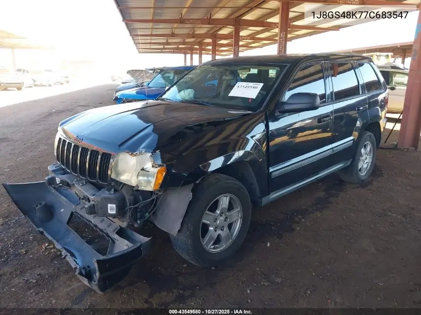 1J8GS48K77C683547 2007 Jeep Grand Cherokee Laredo