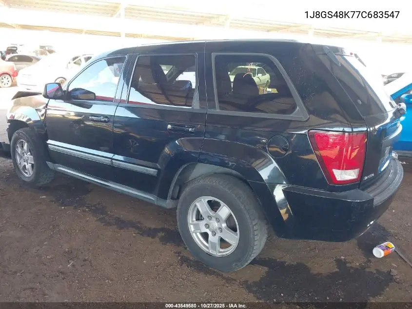 1J8GS48K77C683547 2007 Jeep Grand Cherokee Laredo
