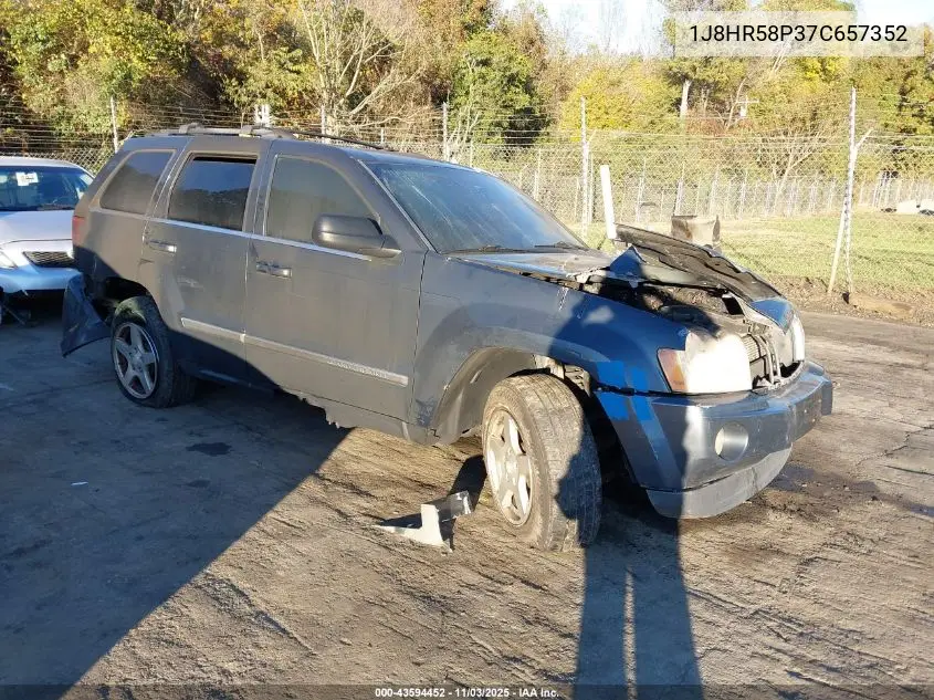 1J8HR58P37C657352 2007 Jeep Grand Cherokee Limited