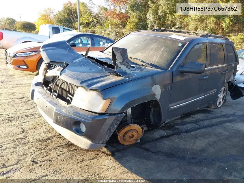1J8HR58P37C657352 2007 Jeep Grand Cherokee Limited