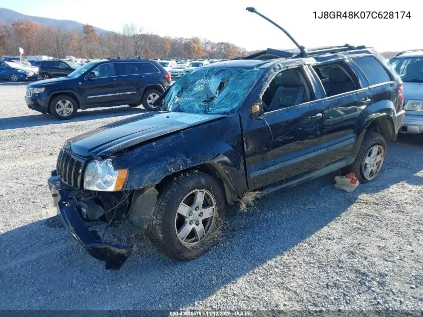 1J8GR48K07C628174 2007 Jeep Grand Cherokee Laredo