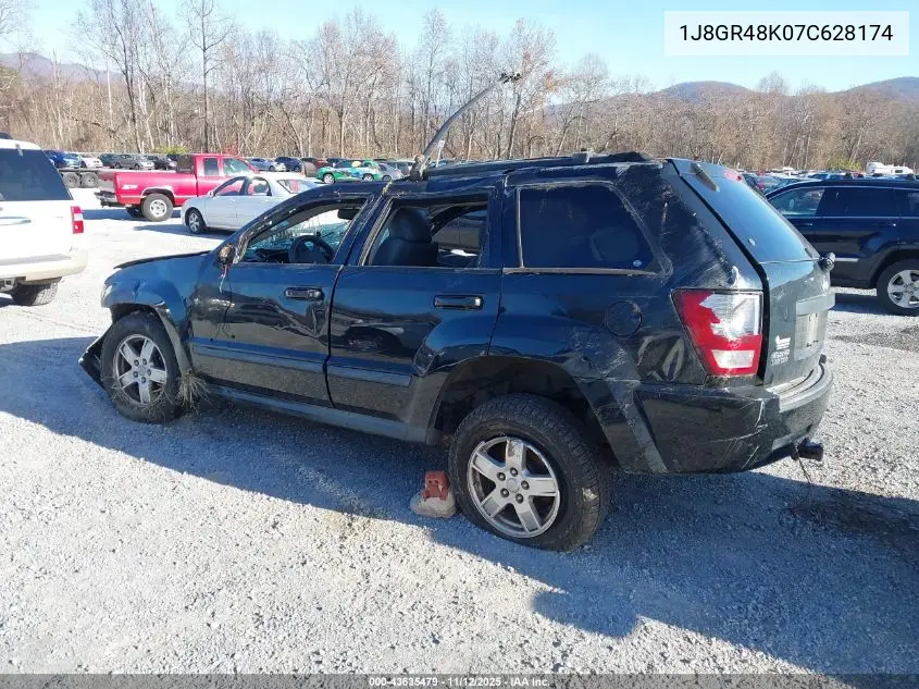 1J8GR48K07C628174 2007 Jeep Grand Cherokee Laredo