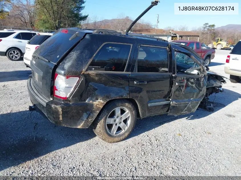 1J8GR48K07C628174 2007 Jeep Grand Cherokee Laredo