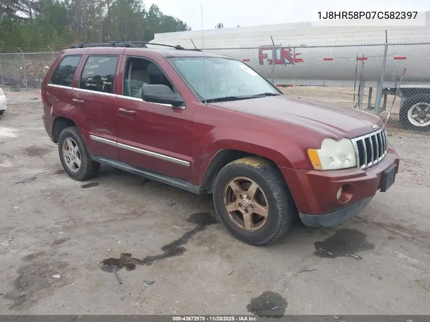 1J8HR58P07C582397 2007 Jeep Grand Cherokee Limited