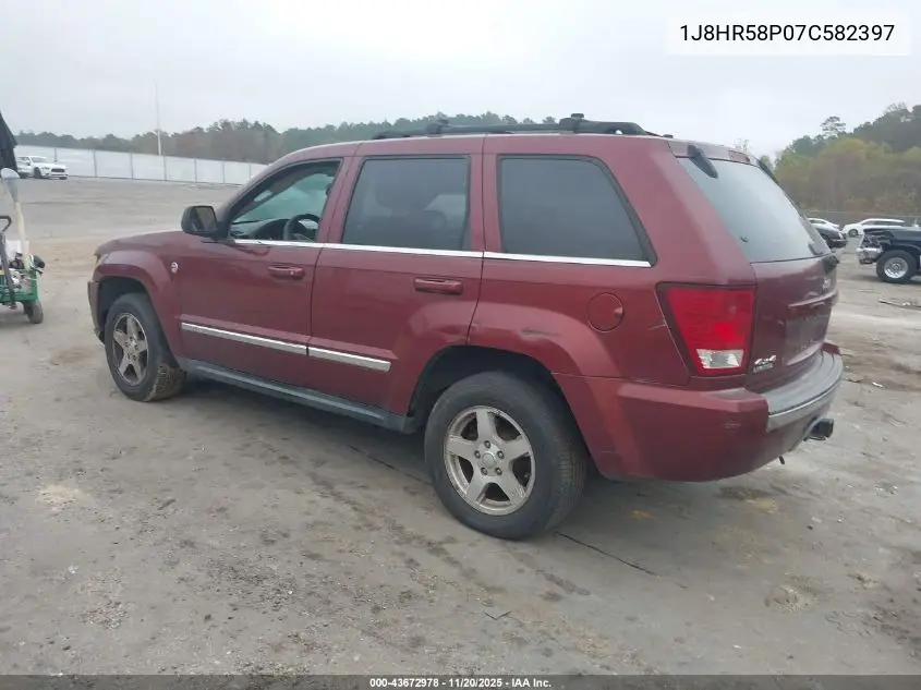 1J8HR58P07C582397 2007 Jeep Grand Cherokee Limited
