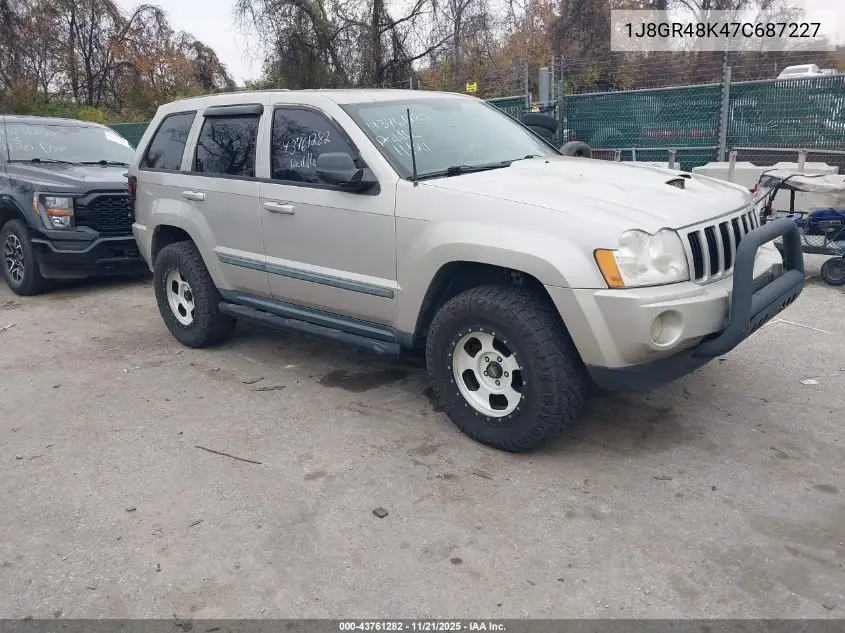 1J8GR48K47C687227 2007 Jeep Grand Cherokee Laredo
