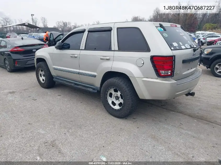 1J8GR48K47C687227 2007 Jeep Grand Cherokee Laredo
