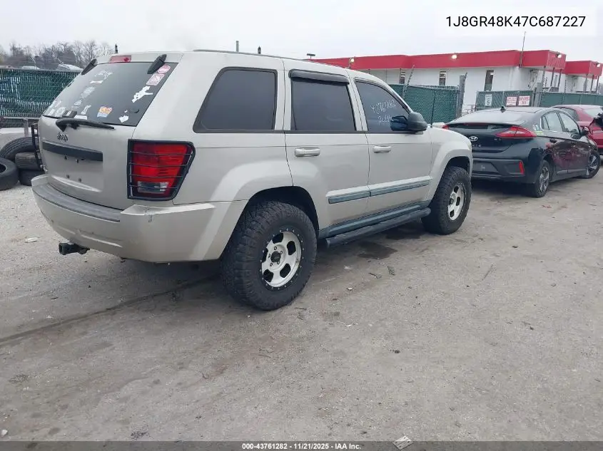 1J8GR48K47C687227 2007 Jeep Grand Cherokee Laredo