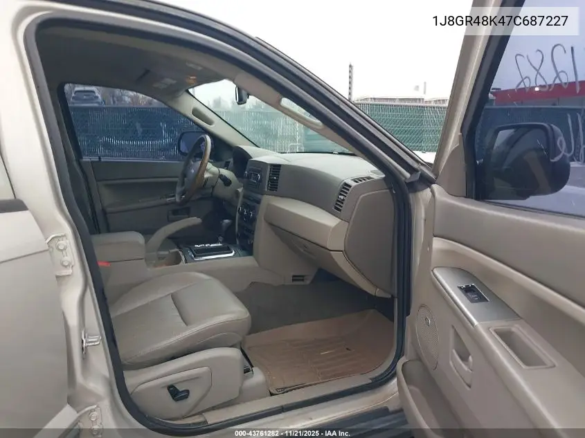 1J8GR48K47C687227 2007 Jeep Grand Cherokee Laredo
