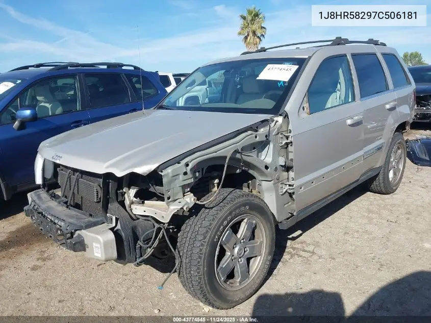 1J8HR58297C506181 2007 Jeep Grand Cherokee Limited