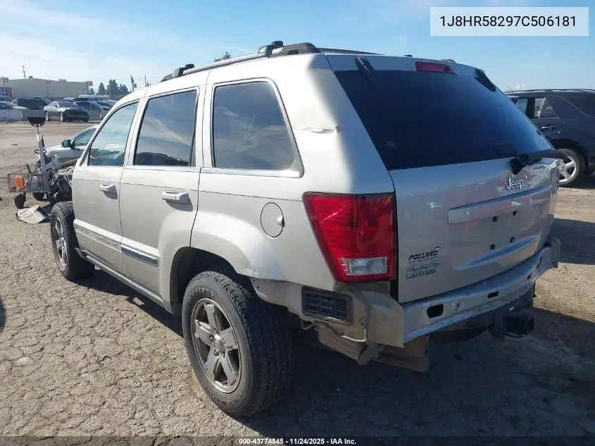1J8HR58297C506181 2007 Jeep Grand Cherokee Limited