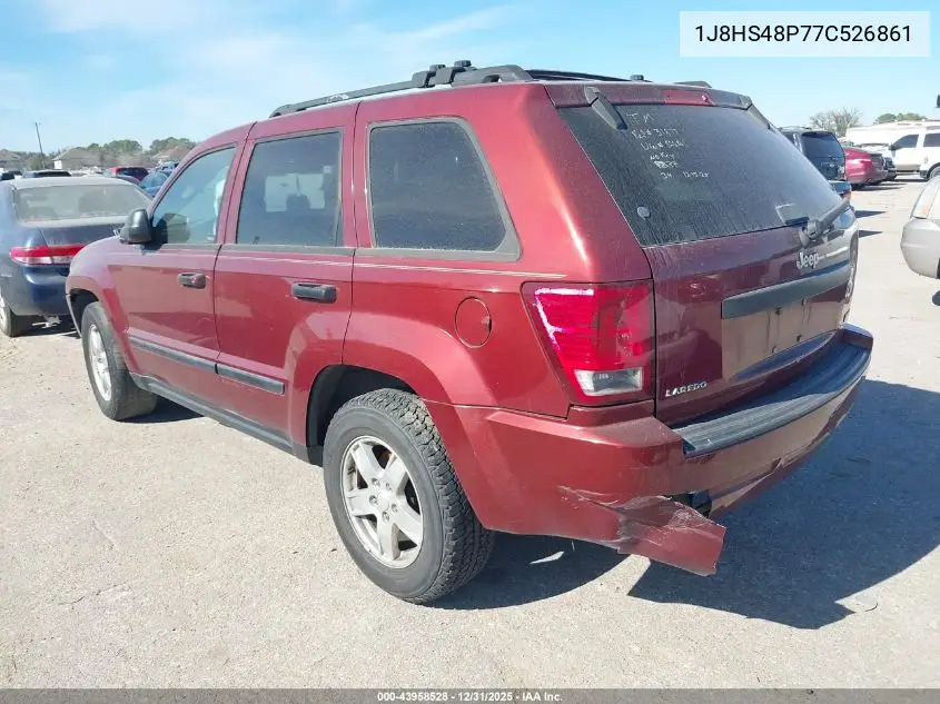 1J8HS48P77C526861 2007 Jeep Grand Cherokee Laredo