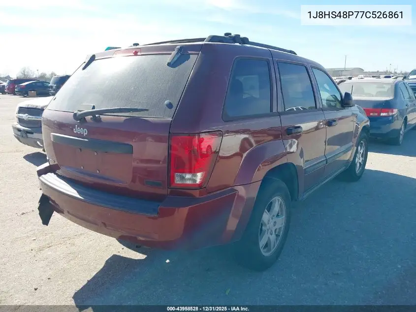 1J8HS48P77C526861 2007 Jeep Grand Cherokee Laredo