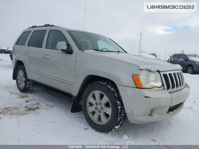 1J8HR58M28C226203 2008 Jeep Grand Cherokee Limited