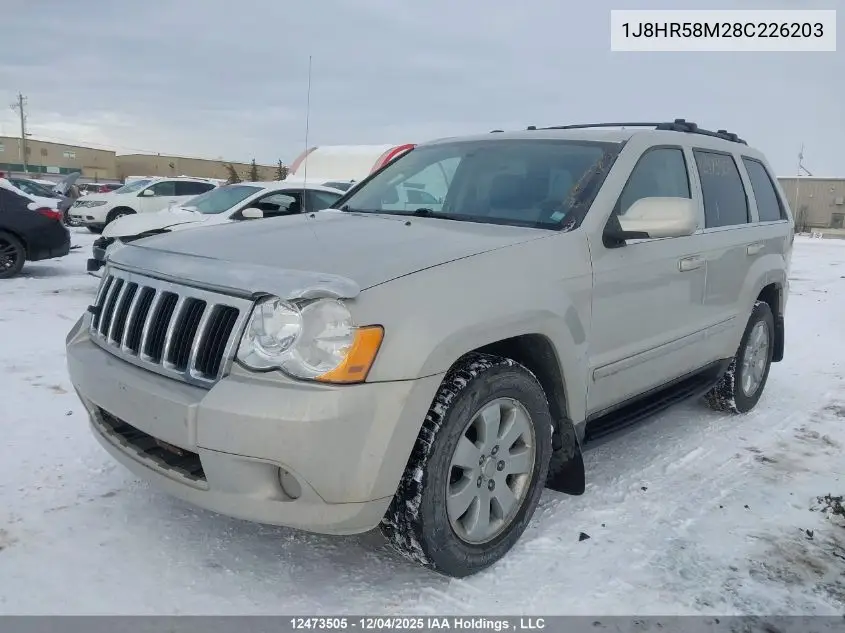 1J8HR58M28C226203 2008 Jeep Grand Cherokee Limited