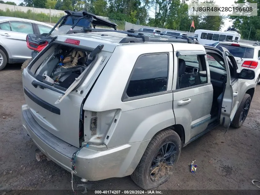 2008 Jeep Grand Cherokee Laredo VIN: 1J8GR48K28C196608 Lot: 40174207