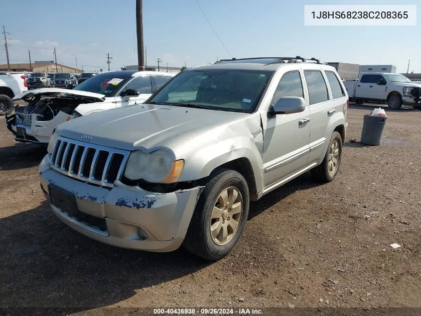 1J8HS68238C208365 2008 Jeep Grand Cherokee Overland