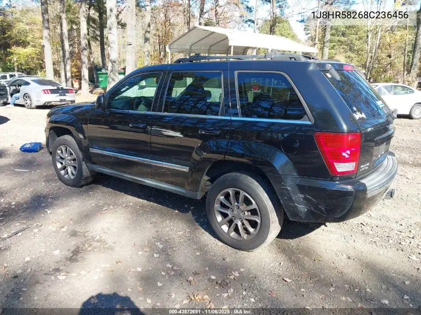 1J8HR58268C236456 2008 Jeep Grand Cherokee Limited