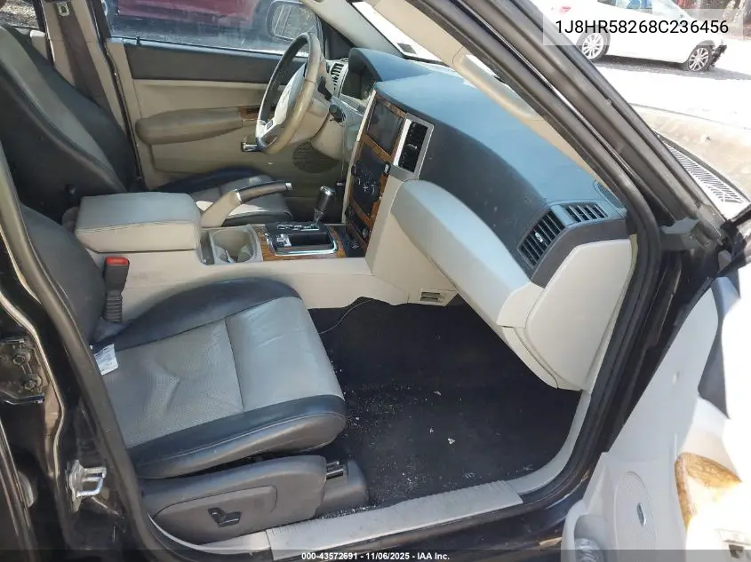 1J8HR58268C236456 2008 Jeep Grand Cherokee Limited