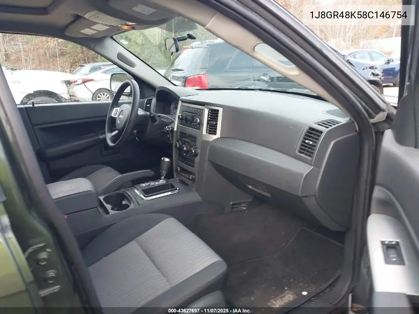 1J8GR48K58C146754 2008 Jeep Grand Cherokee Laredo